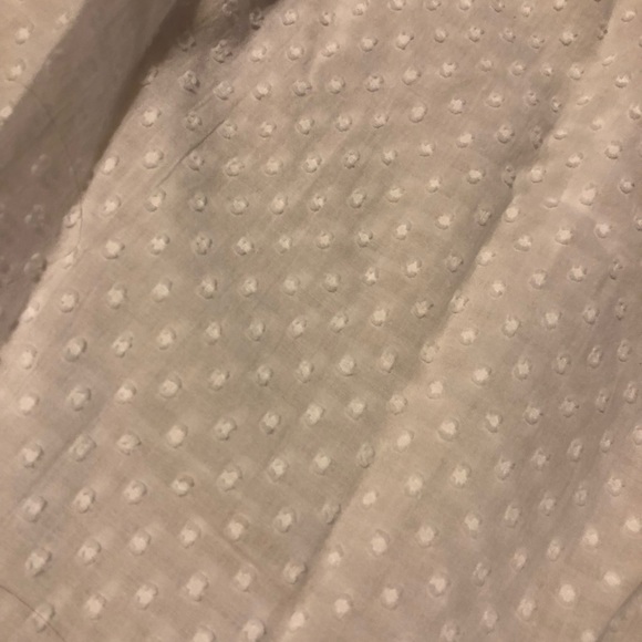 Anthropologie NWT Maeve White OTS shirt - Picture 4 of 4